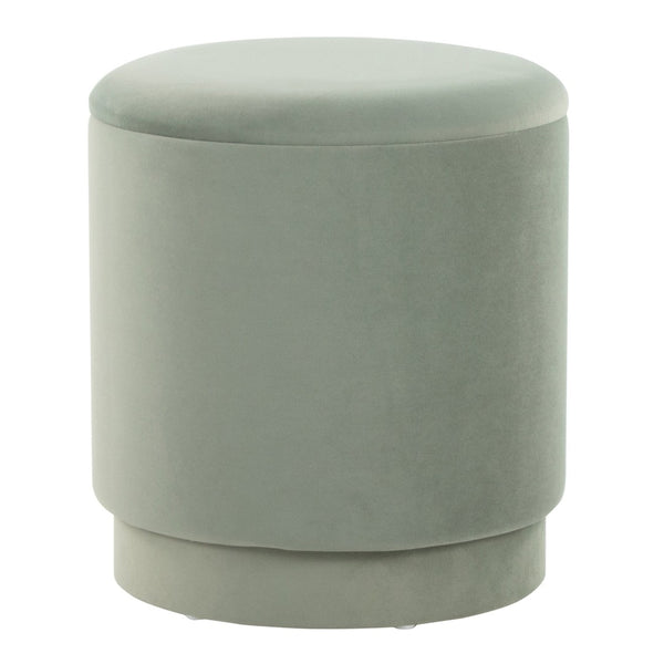 English Elm Ottoman Set Nesting Storage Cubes Upholstered in Rich Fabric for Modern Living Spaces B202P471505