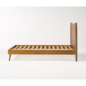 English Elm Christopher Knight Home® - Cohron Solid Wood Platform Bed – Mid-Century Modern Acacia Design, No Box Spring Needed, Easy Assembly 67062.00-Q-P_67062.00-Q-H