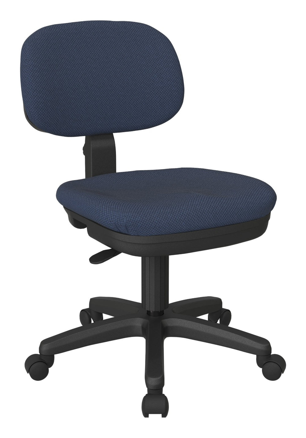 OSP Home Furnishings Basic Task Chair with Pneumatic Height Adjust Lumbar Support and Swivel for Home Office SC117-296
