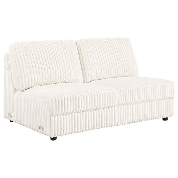 English Elm Langford Four Piece Corduroy Sectional Sofa Plush Modular Seating for Large Living Rooms B062S01489