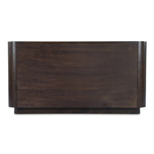English Elm Scarlette Upholstered Sleigh Queen Bed Cream Polyester Headboard Dark Birch Frame B2769S00003
