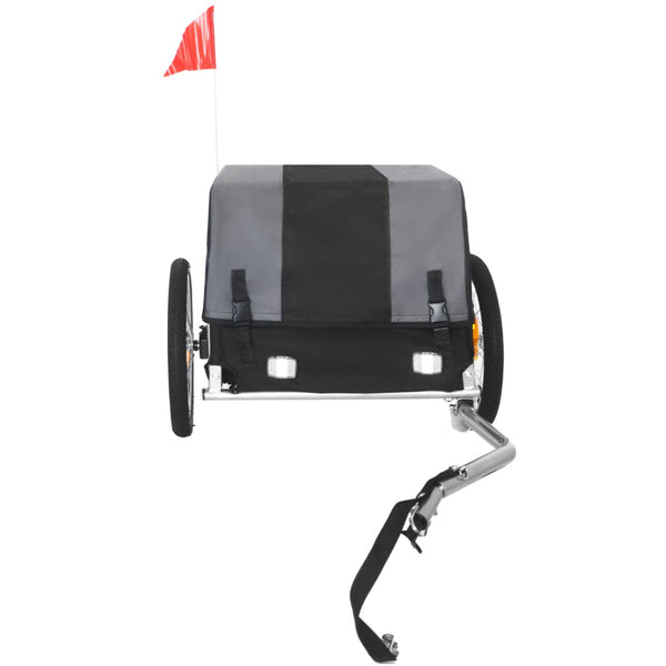 English Elm Heavy-duty Bike Cargo Trailer Foldable Oxford Frame with All-terrain Wheels for Camping W2932P289393