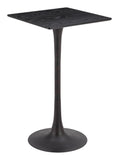 Valleta Bar Table Black 109833 Zuo Modern