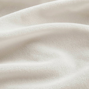 JLA Home Madison Park - Faux Plush Faux Fur Throw with Basket-Weave Texture, Machine-Washable, Oeko‑Tex Certified Comfort and Style Ivory MP50-8255