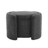 Christopher Knight Home® - Noble House - Cozy Boucle Storage Ottoman: Stylish Comfort With Hidden Storage, Grey