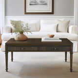 Kenna Traditional Fluted 2-drawer Coffee Table