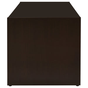 English Elm Norwell Cappuccino Computer Desk 60" Wide with Left Keyboard Tray, Engineered Wood, Modern Office B062P337735