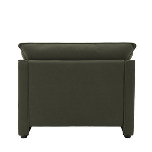 English Elm Modern Chenille Oversized Armchair - Stylish Lounge Chair For Living Room, Bedroom & More! W2997P236136