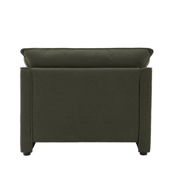 English Elm Modern Chenille Oversized Armchair - Stylish Lounge Chair For Living Room, Bedroom & More! W2997P236136