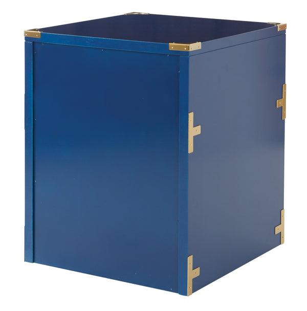 OSP Home Furnishings Wellington 2 Drawer File Cabinet Lapis Blue