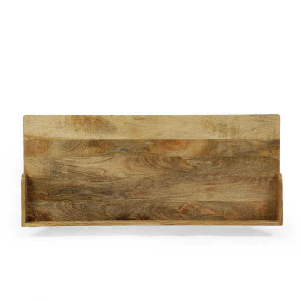 English Elm Christopher Knight Home® - Console Table Mango Wood & Iron Modern Industrial 42" x 18" Compact Desk Console for Entryway, Handmade 70804.00