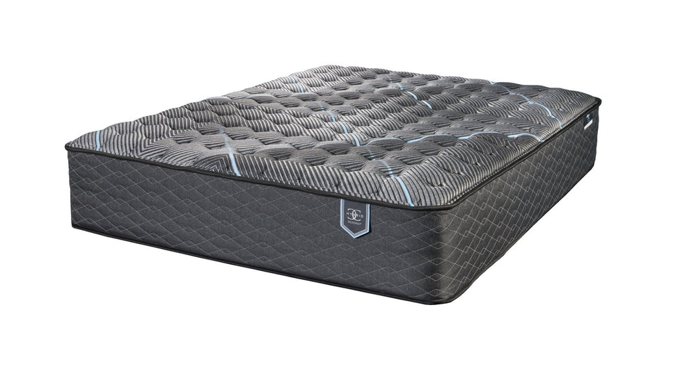English Elm Restonic Comfortcare Queen Hybrid Mattress with Cooling Foam and Full Bedding Bundle B123S00003