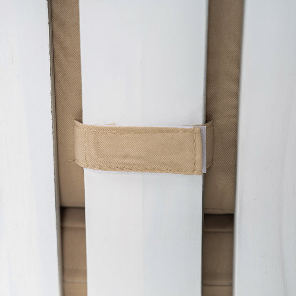 English Elm Outdoor Dinning Set Antique Gray 4-Person Patio Dining with Umbrella Hole, Removable Cushions, Wood-Iron Frame SZ000101AAE