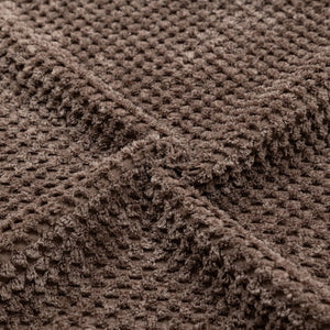 English Elm Modular Low Profile Sectional Sofa Plush Chenille Upholstery for Cozy Living Rooms Brown W3326S00030