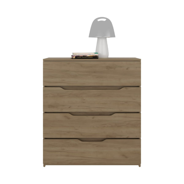 English Elm Bristol Four Drawer Oak Dresser Low Profile Bedroom Storage for Modern Interiors B128P473986