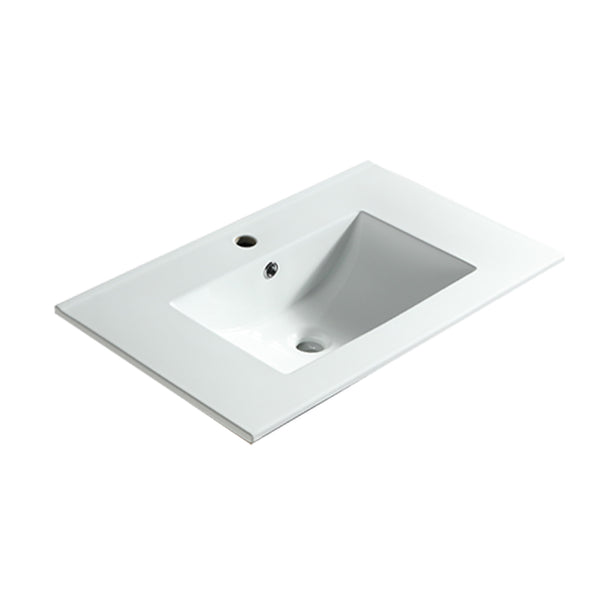 English Elm 090 bathin White Ceramic Basin CUPC Certified Durable Deep Bowl Glossy Finish Eco-Friendly Design W3520P345851