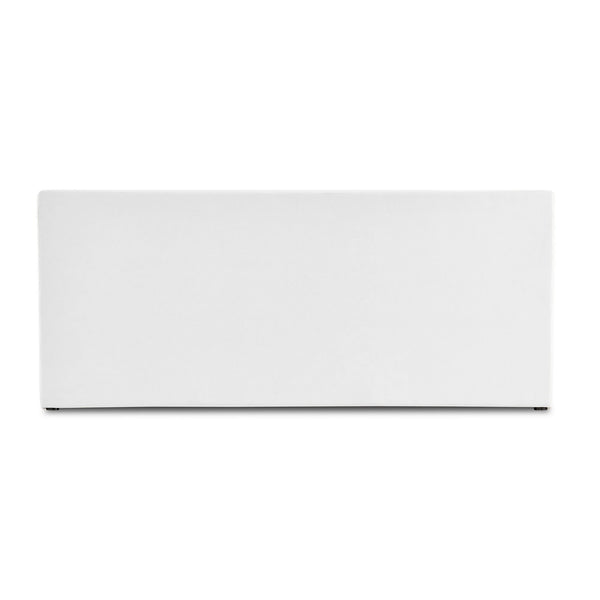 English Elm Sloane Cream Platform Bed with Foam-Padded Headboard, Solid Wood Frame, Flexible Slats, No Box Spring (72x41x14) B353S00006