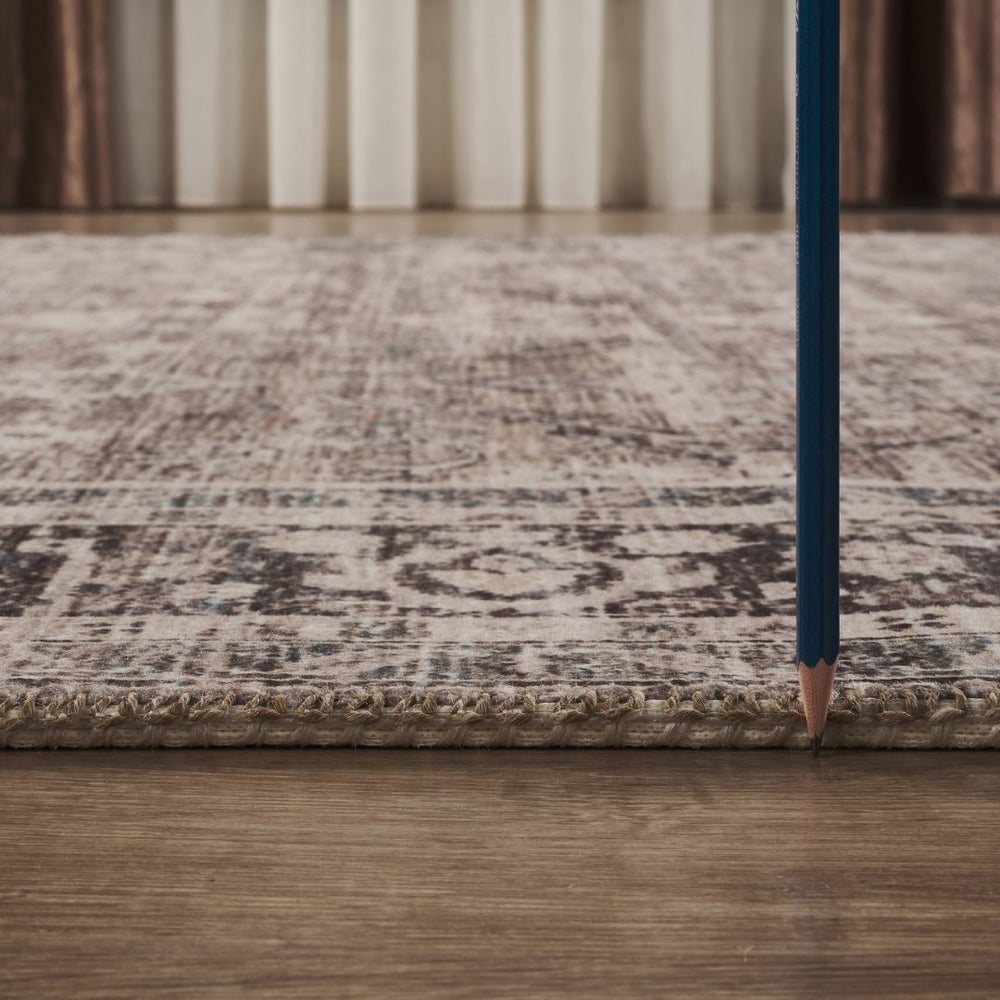 English Elm Majestic Medallion Traditional Area Rug Stain Resistant Polyester Living Room Accent B186P428859