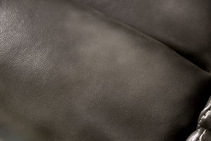 English Elm Dark Gray Finish Glider Recliner Channel-Trim Transitional Pillow Arms Oversized Comfort Recline B2741P385033