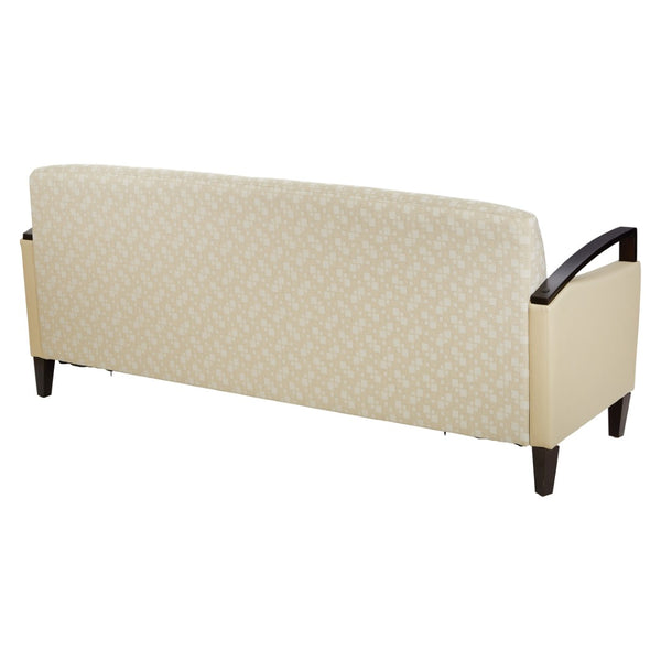 OSP Home Furnishings Main Street Two-tone Upholstered Accent Chair with Tapered Wood Legs for Modern Living Birch MST53-K106/R104