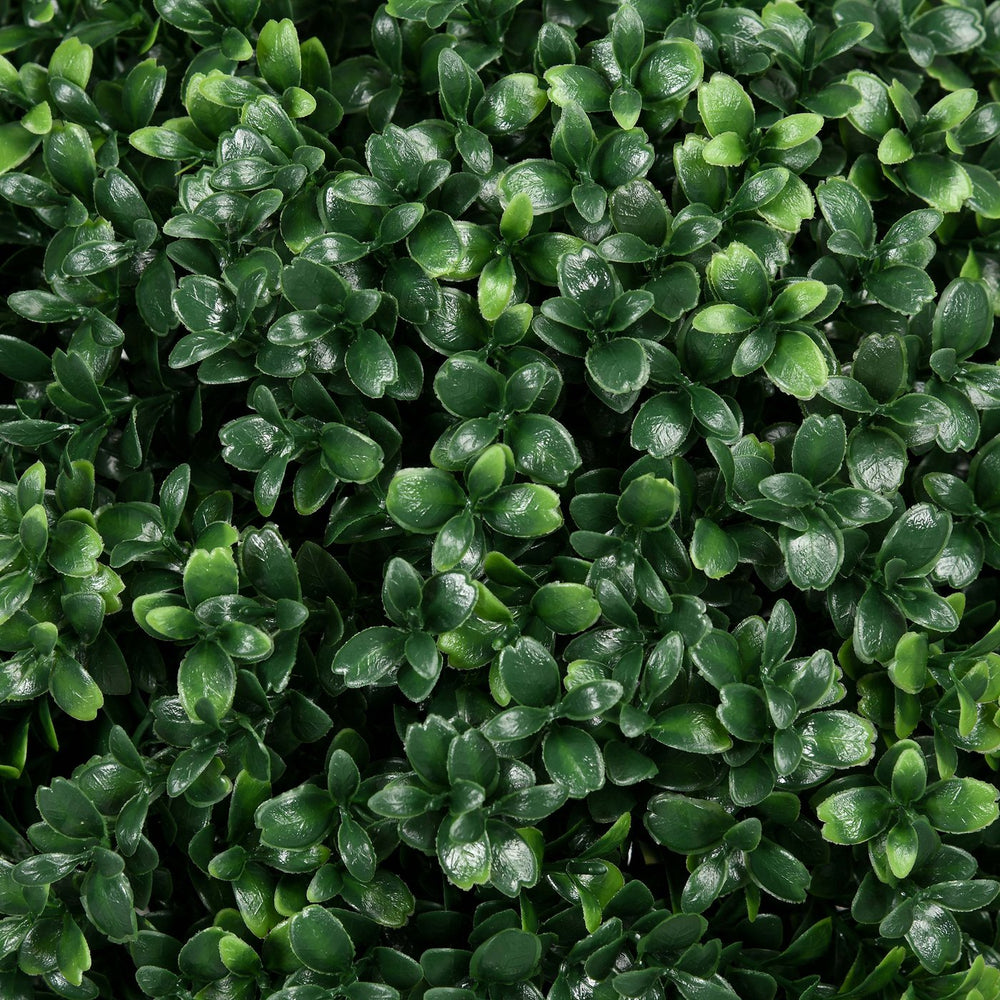 English Elm HOMCOM Artificial Boxwood Topiary Trees Set of 2, UV-Protected 27.6" Faux Ball Plants with Stakes for Indoor Outdoor Décor and Low-Maintenance Beauty W2225P229686