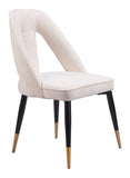 Artus Dining Chair Ivory 110002 Zuo Modern