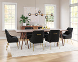 Maxine Dining Chair Black & Gold 109717 Zuo Modern