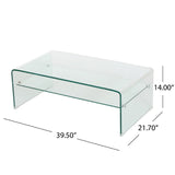 Christopher Knight Home® - Noble House - Salim 12Mm Tempered Glass Coffee Table