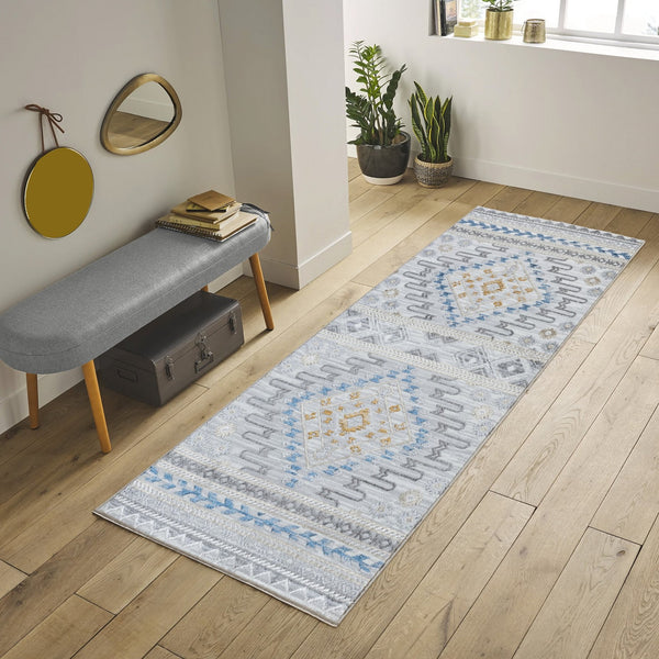 English Elm Legacy Gc_Cam8001 Multi Soft Area Rug 5'3" X 7' - Durable, Stain-Resistant, Kid & Pet-Friendly Design B186P181135