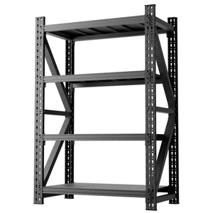 English Elm Heavy Steel Garage Shelving Unit Industrial Storage Rack 4000 Lb Welded Frame T2398P480396