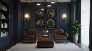 Sunpan Izora Sconce - Modern Wall Light Fixture with Stylish Frosted Glass Shade and Durable Metal Frame Black / Frosted
