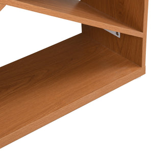 English Elm 70.87 Farmhouse Console Table with X-Frame Design, Detachable Extra-Long Entryway Shelf with Storage and Stable Thick-Plate Construction White W2317P233342