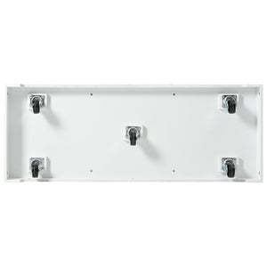 English Elm K&k Rolling Kitchen Island with Drop Leaves Power Outlet Drawers and Spice Rack White N707S186617W