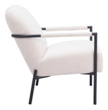 Chicago Accent Chair Ivory 109518 Zuo Modern