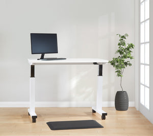 OSP Home Furnishings Black Memory Foam Anti-fatigue Standing Mat with Non-slip Base for Desk Workstations AM2030B