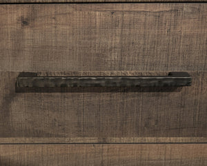 English Elm Wallace & Bay - Brown 5-Drawer Chest – Brown Penny Wood Finish, Casual Stylish Storage, Easy-Care, 50"H, 32"W B361P384475