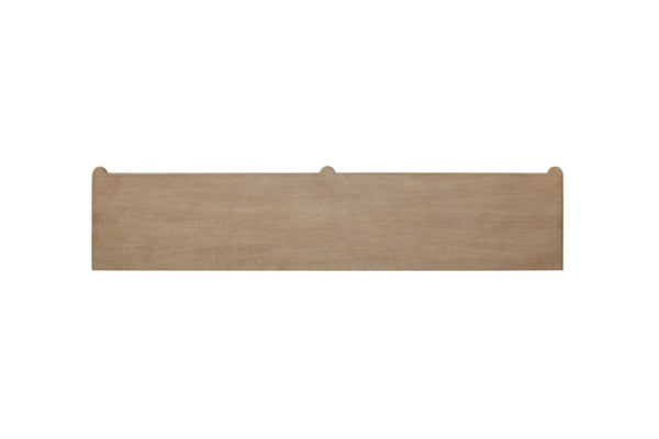 English Elm 72" Entertainment Console Sand Finish - Solid Wood + MDF, Power Ready, 4 Cabinets, Transitional Design B2699P226094