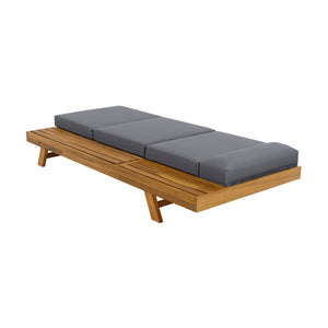 English Elm Christopher Knight Home® - Lounge Chaise Set With Adjustable Headrest, Weather-Resistant Cushions For Stylish Outdoor Comfort N770P253442T_N770P285267G