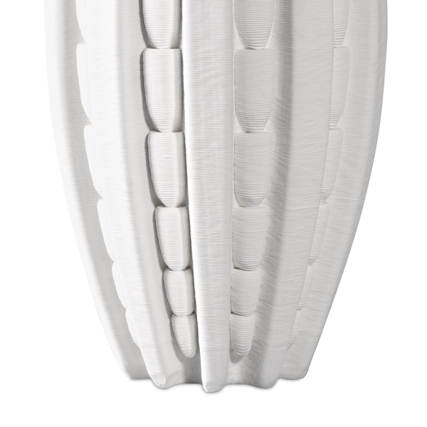 Fluted Ceramic Vase - A Contemporary Masterpiece Blending Ancient Craftsmanship with Modern Design
