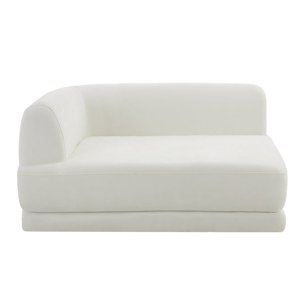 English Elm 115" L-shaped Sectional Three Piece Deep Seat Chaise Sofa for Modern Living Rooms Beige N767P385430A
