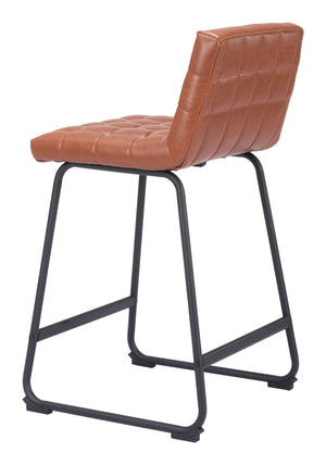 Pago Counter Stool - Set of 2 Brown 109949 Zuo Modern