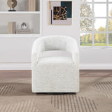 OSP Home Furnishings Devin Swivel Chair White