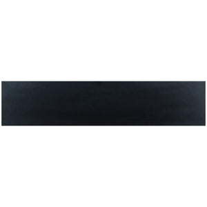 English Elm U_style Wide Painted Console Table Four Drawers Open Shelves Foyer Living Room Black N711P410406B