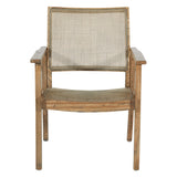 OSP Home Furnishings Lavine Cane Armchair Rustic Natural