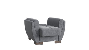 English Elm Primenest Skyhaven Convertible Armchair With Storage - Stylish Sleeper For Small Spaces, Grey B030P286174-GIGA