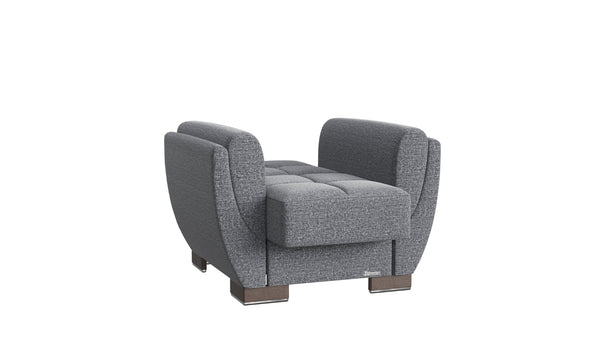English Elm Primenest Skyhaven Convertible Armchair With Storage - Stylish Sleeper For Small Spaces, Grey B030P286174-GIGA