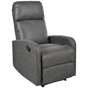 English Elm Christopher Knight Home® - Modern Recliner Plush Manual Recliner Chair with Ergonomic Support, 3-Position Backrest, Durable Fabric Comfort Grey N763P256491D
