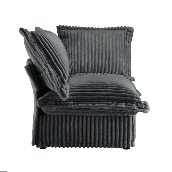 English Elm Koala Corduroy Right Facing Sectional Sofa Deep Seat High Back Living Room Lounge W3041P292346