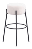 Blanche Barstool - Set of 2 Ivory 109742 Zuo Modern