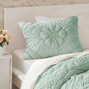 English Elm 3-Piece Full/Queen Comforter Set In Calming Sage | Soft Poly Jersey, Year-Round Cozy Comfort B035P408221